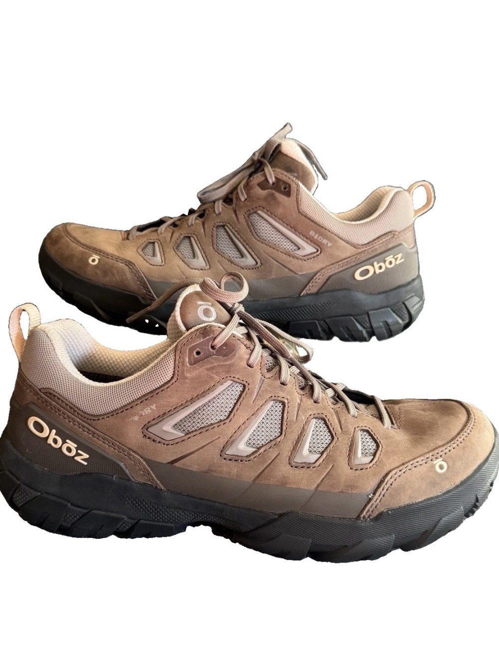 Oboz Sawtooth X Low B-DRY Hiking Shoes 11 Eagle Brown Waterproof Leather